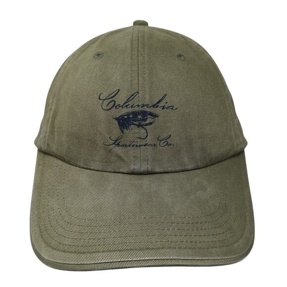 Columbia Sportswear Co. Baseball Cap Green One Size Adjustable 6 Panel - Picture 1 of 10